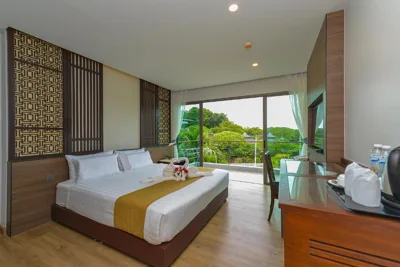 Camera in villa con vista sulle montagne — Le Resort and Villas